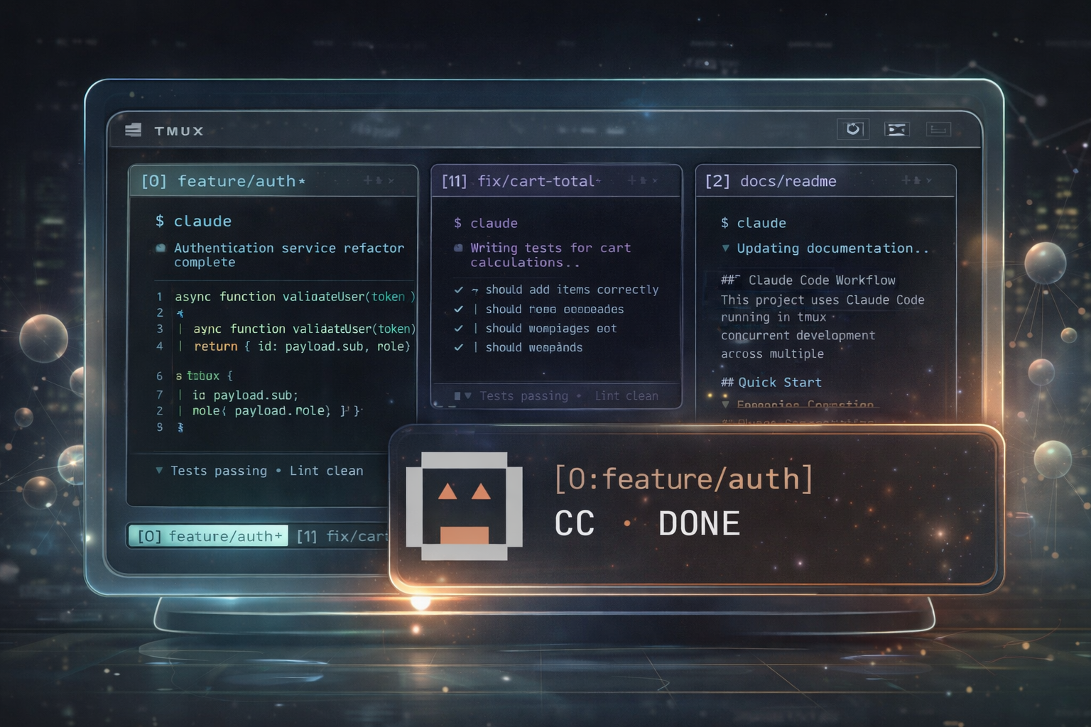 cc-notifynub: A Pixel-Art Companion for Claude Code in tmux